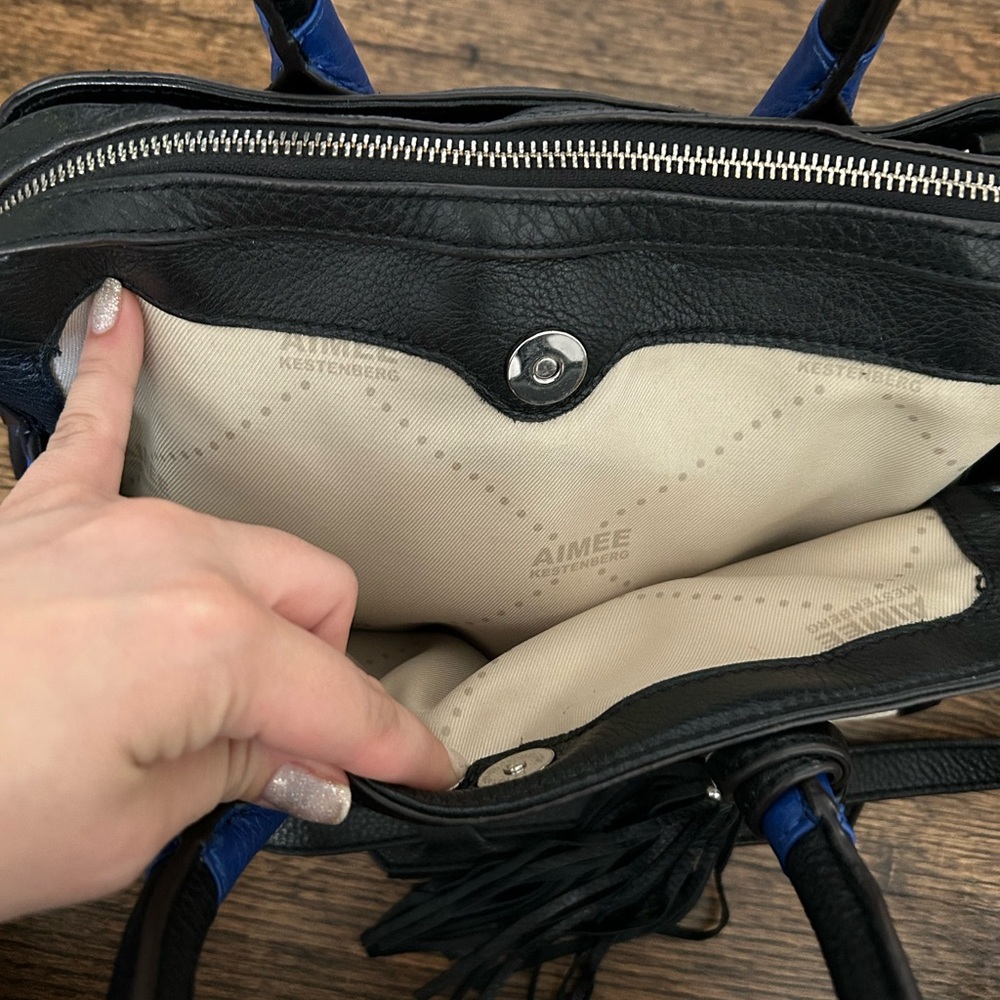 Aimee Kestenberg Color Block Handbag - image 2